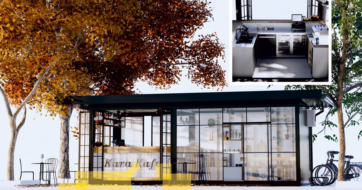 Mobile Business & Cafe: Portable and Functional Commercial Solution