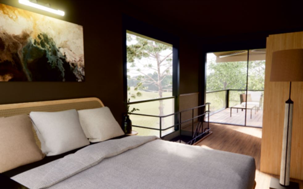 2-Storey Living Space with Terrace: Modern Architecture & Panoramic Comfort