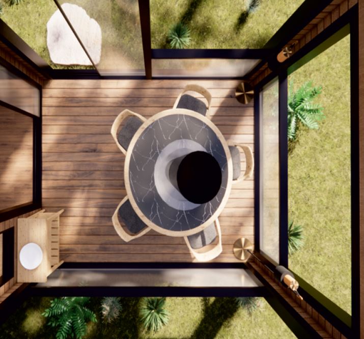 2-Storey Living Space with Terrace: Modern Architecture & Panoramic Comfort