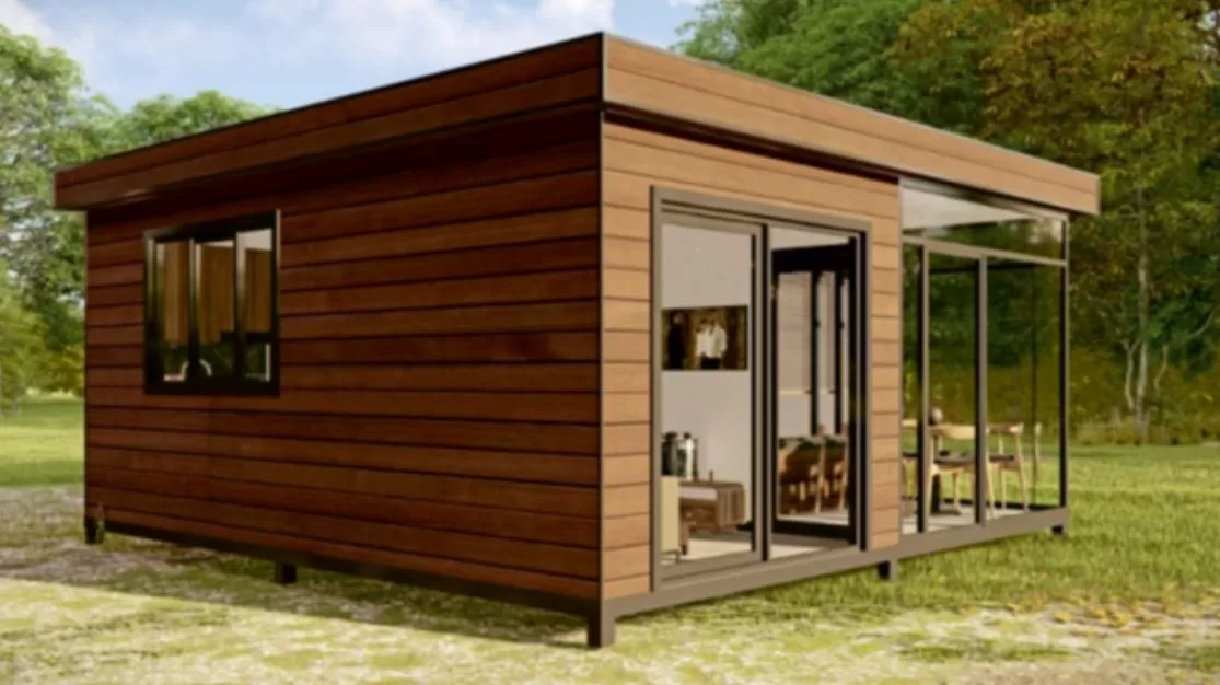 36 m² Living Space with Veranda: Panoramic Design and Fully Equipped Comfort